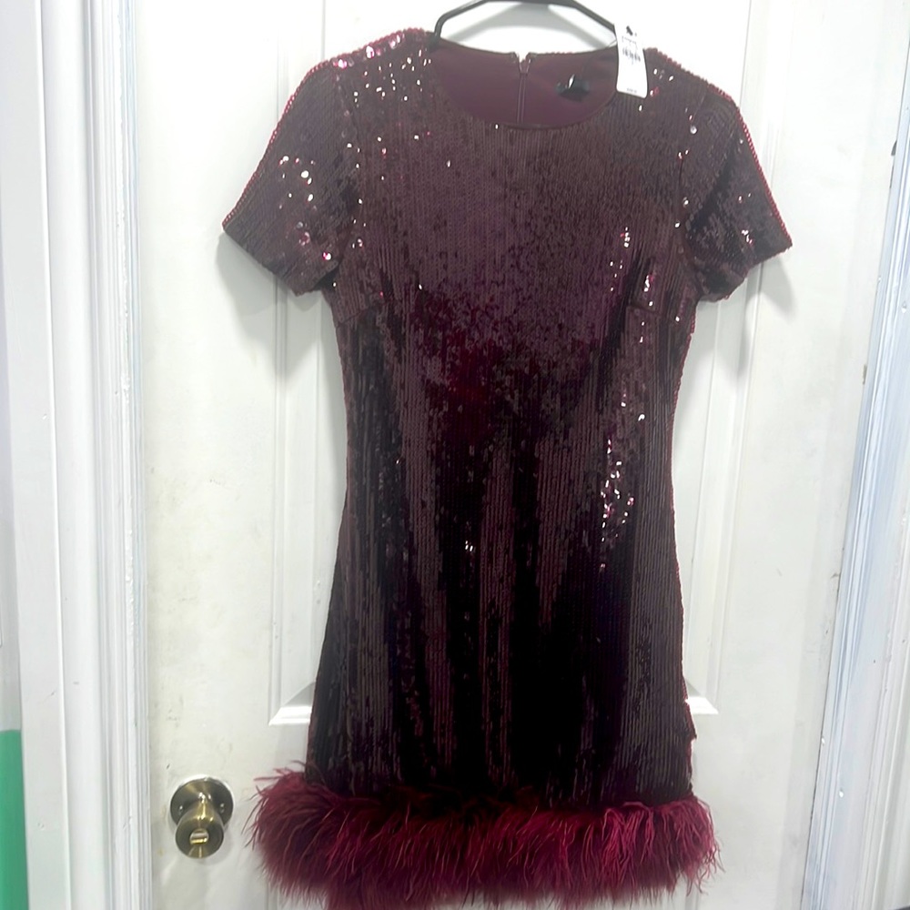 Express sequin dress
